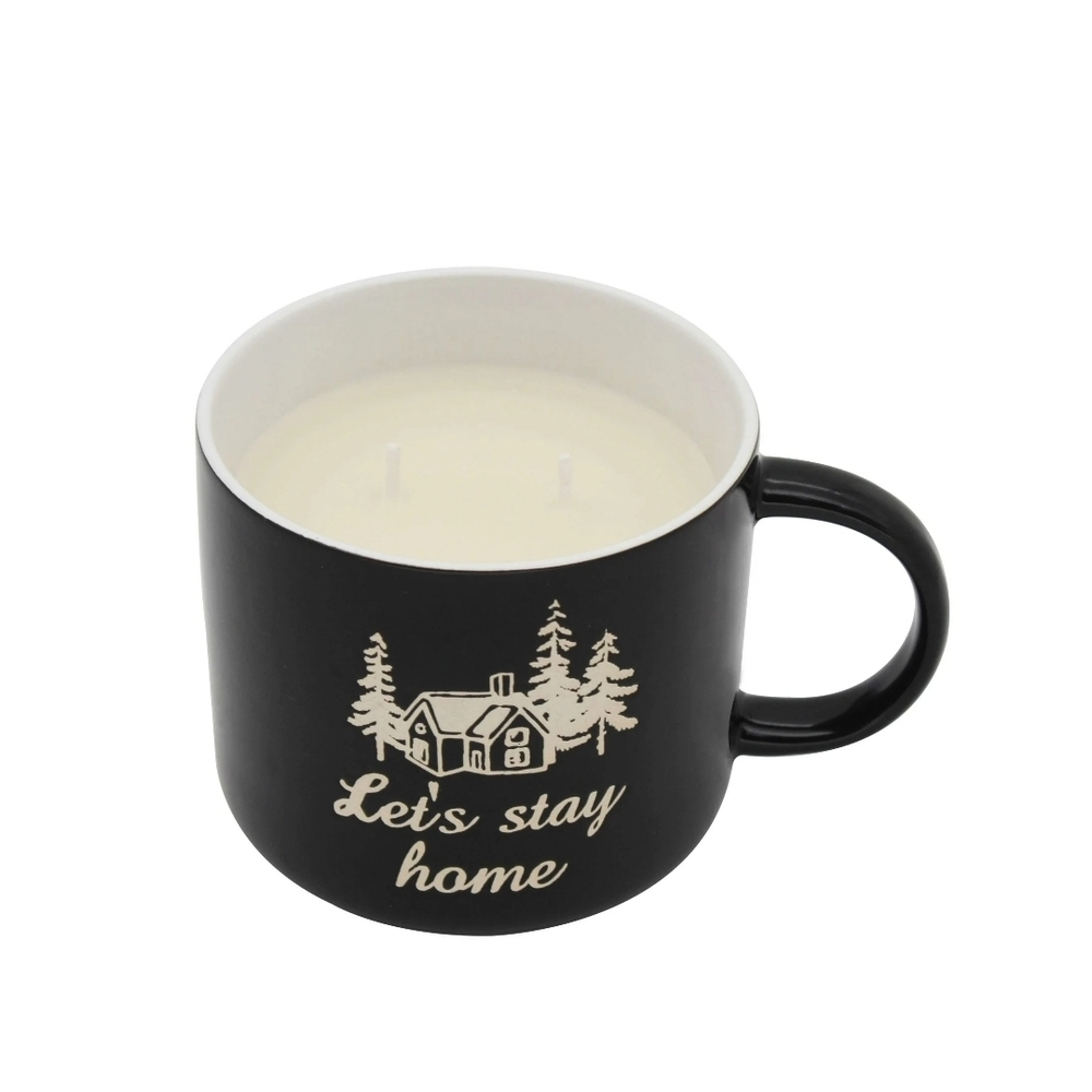 Mainstays Black and White Cozy Cabin Mug~NEW - Picture 2 of 5